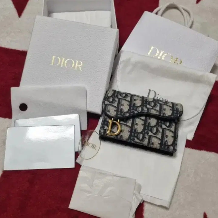 [BUNJANG] Dior Oblique Saddle Card Wallet / 디올 오블리크 새들 카드지갑