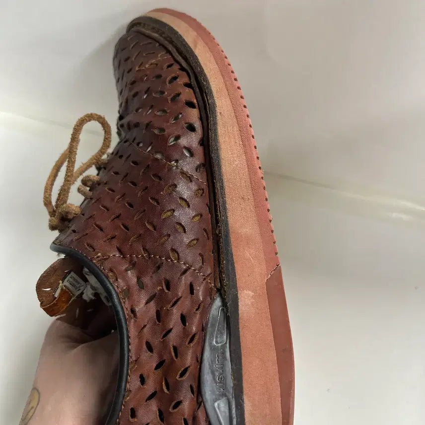 [BUNJANG] Visvim Patrician Perf-Folk Leather Shoes / VISVIM 올드비즈빔 페트리션포크 퍼프 270