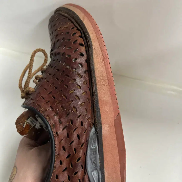 [BUNJANG] Visvim Patrician Perf-Folk Leather Shoes / VISVIM 올드비즈빔 페트리션포크 퍼프 270