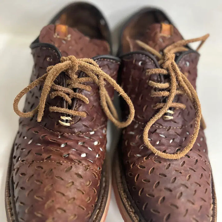 [BUNJANG] Visvim Patrician Perf-Folk Leather Shoes / VISVIM 올드비즈빔 페트리션포크 퍼프 270