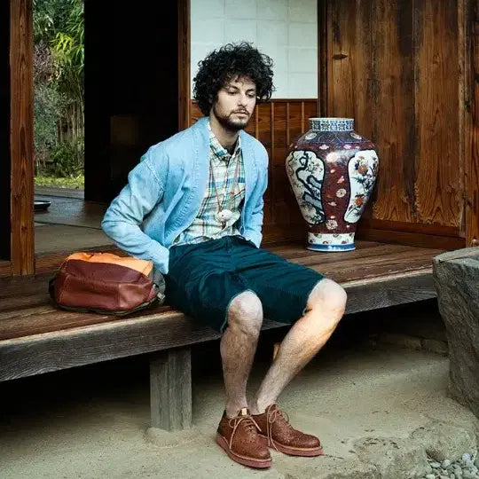 [BUNJANG] Visvim Patrician Perf-Folk Leather Shoes / VISVIM 올드비즈빔 페트리션포크 퍼프 270