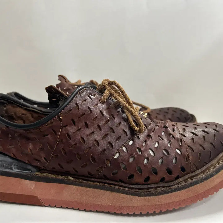 [BUNJANG] Visvim Patrician Perf-Folk Leather Shoes / VISVIM 올드비즈빔 페트리션포크 퍼프 270
