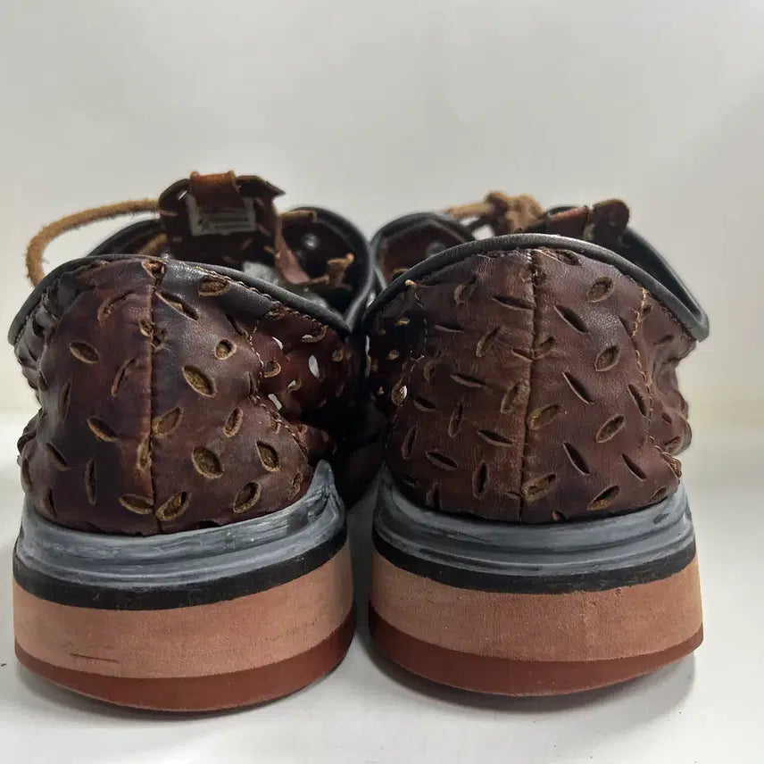 [BUNJANG] Visvim Patrician Perf-Folk Leather Shoes / VISVIM 올드비즈빔 페트리션포크 퍼프 270