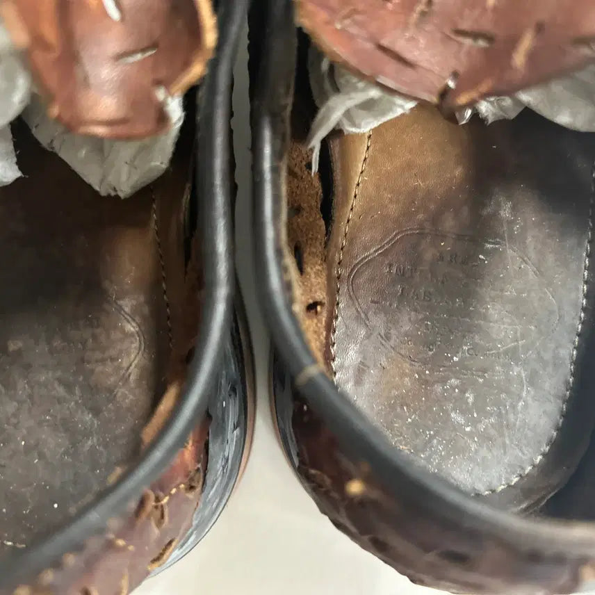 [BUNJANG] Visvim Patrician Perf-Folk Leather Shoes / VISVIM 올드비즈빔 페트리션포크 퍼프 270