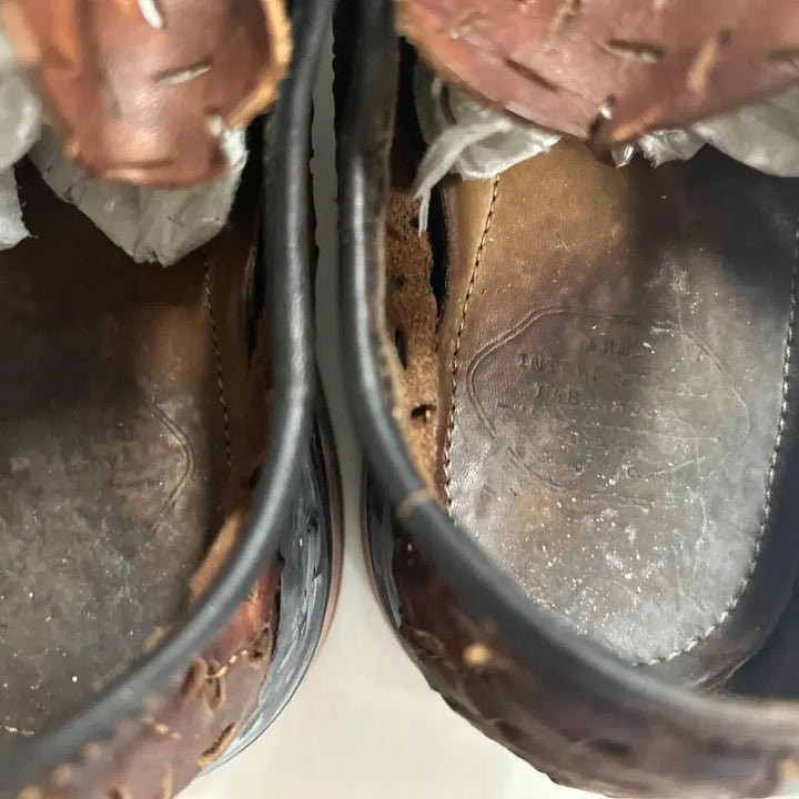 [BUNJANG] Visvim Patrician Perf-Folk Leather Shoes / VISVIM 올드비즈빔 페트리션포크 퍼프 270