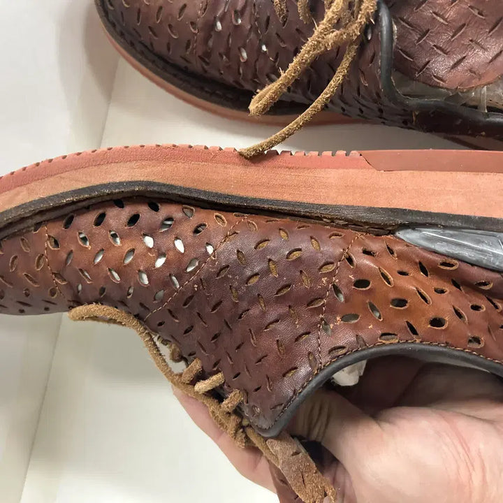 [BUNJANG] Visvim Patrician Perf-Folk Leather Shoes / VISVIM 올드비즈빔 페트리션포크 퍼프 270