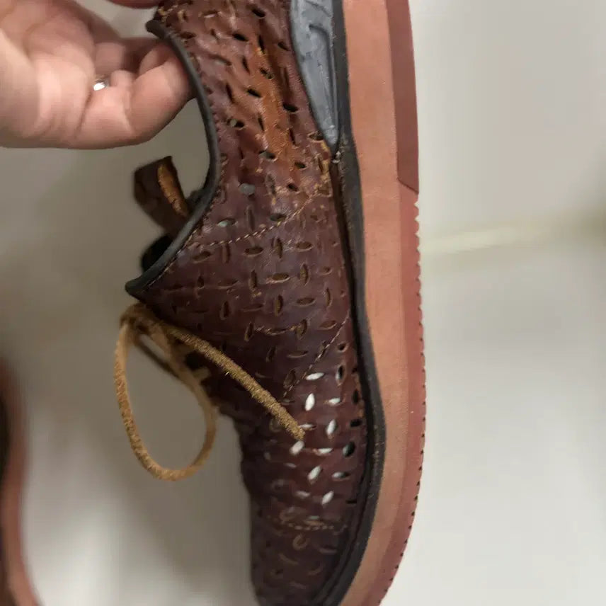 [BUNJANG] Visvim Patrician Perf-Folk Leather Shoes / VISVIM 올드비즈빔 페트리션포크 퍼프 270