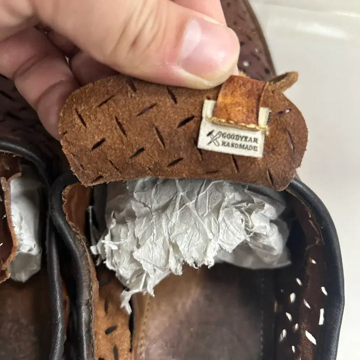 [BUNJANG] Visvim Patrician Perf-Folk Leather Shoes / VISVIM 올드비즈빔 페트리션포크 퍼프 270