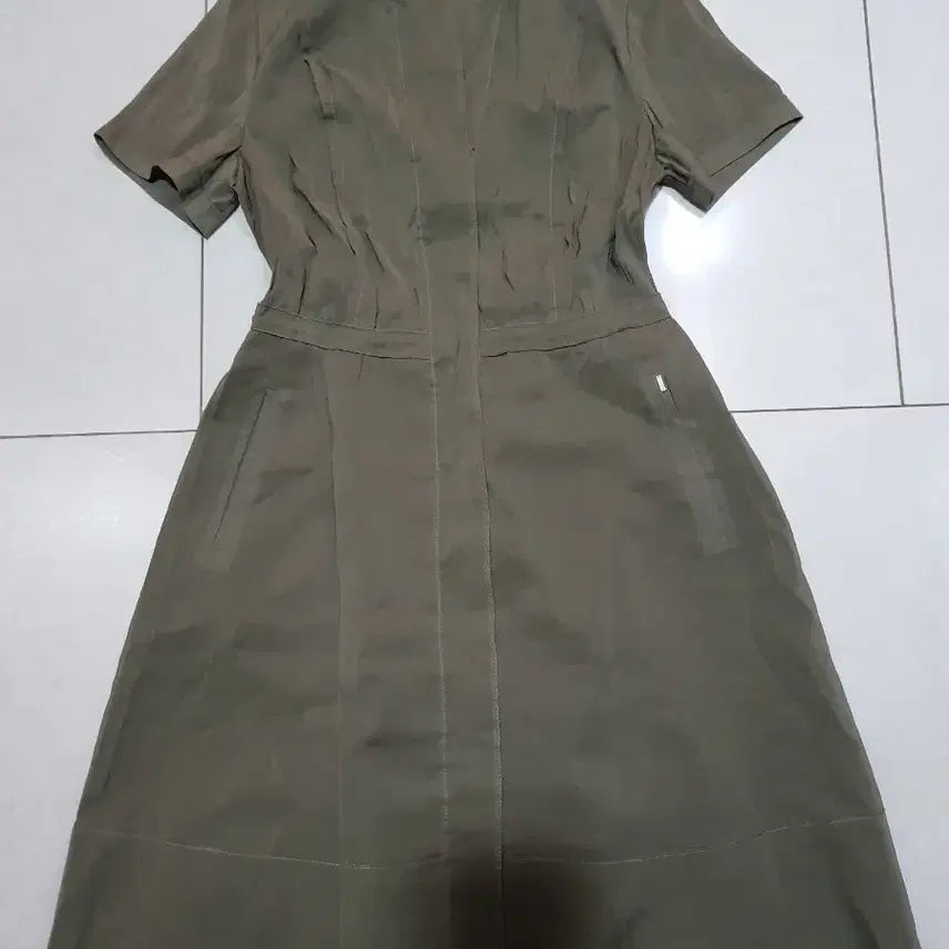 [BUNJANG] Hazzys Olive Green Dress / 헤지스 올리브색 원피스