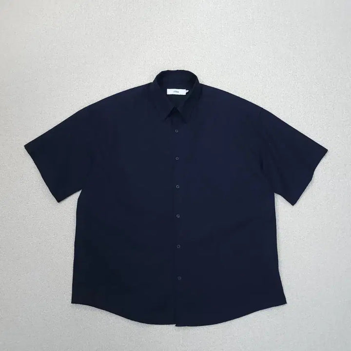 [BUNJANG] LEIRE Linen Short Sleeve Shirt Navy / (M)LEIRE 남자 반팔 셔츠 린넨 남방 여름 네이비 B8W2807