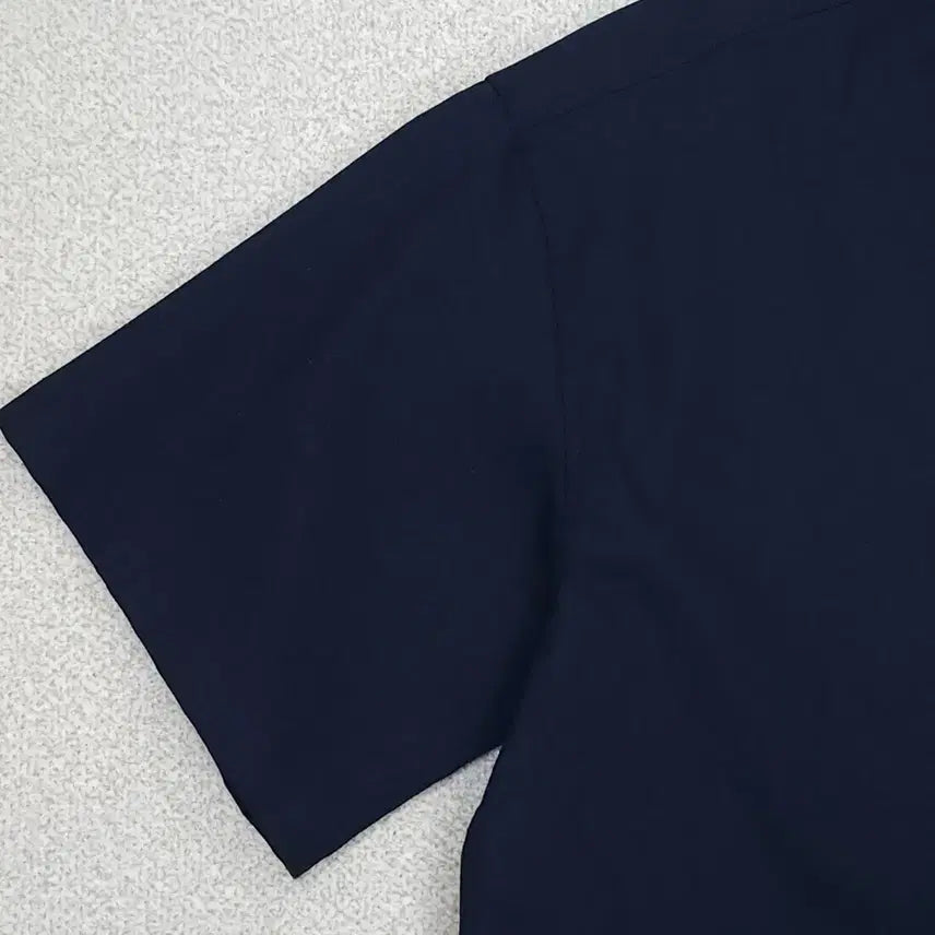 [BUNJANG] LEIRE Linen Short Sleeve Shirt Navy / (M)LEIRE 남자 반팔 셔츠 린넨 남방 여름 네이비 B8W2807