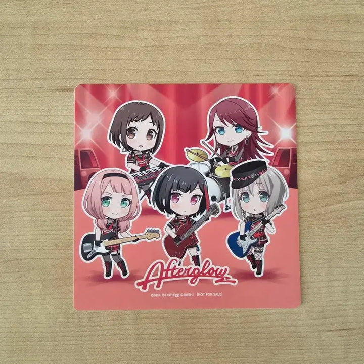 [BUNJANG] Bang Dream Afterglow Illustration Card / 뱅드림 애프터글로우 앱글 일러스트 카드