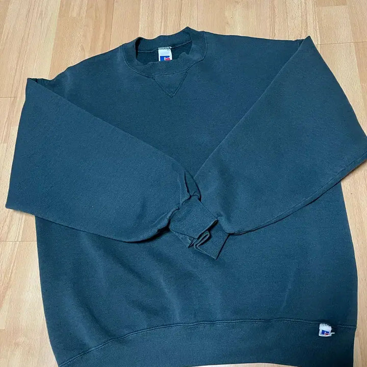 [BUNJANG] Russell Athletic 90s Vintage Sweatshirt Dark Green / 러셀 애슬레틱 90s 빈티지 스웻셔츠 다크그린