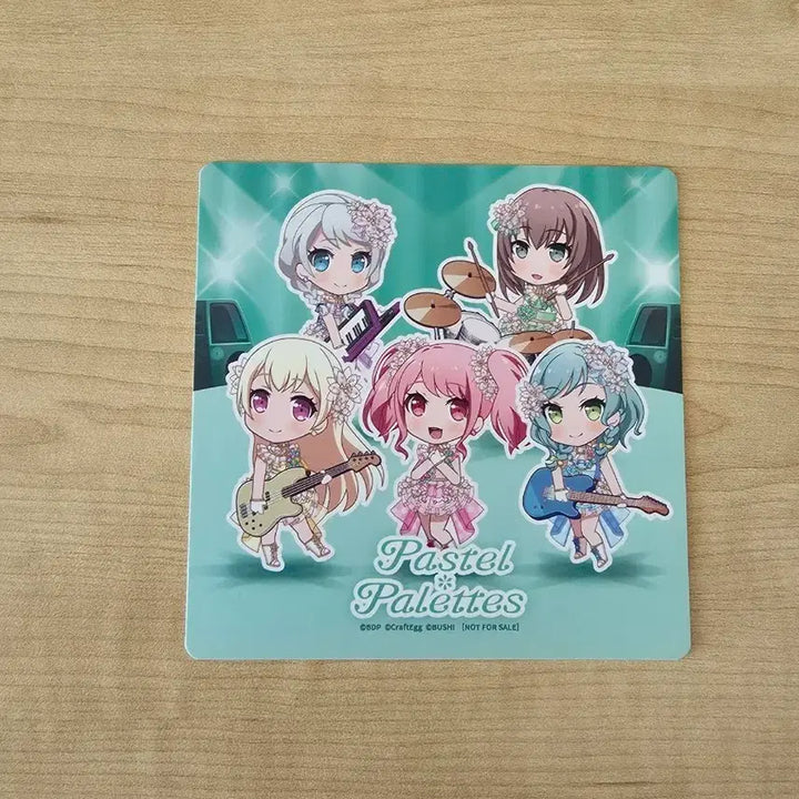 [BUNJANG] Bang Dream Pastel Palettes Shikishi / 뱅드림 파스텔 팔레트 색지
