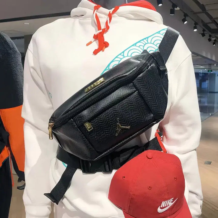 [BUNJANG] Nike Jordan Sling Bag / 나이키 조던 슬링백 힙색 웨이스트백 크로스 숄더백 블랙 화이트