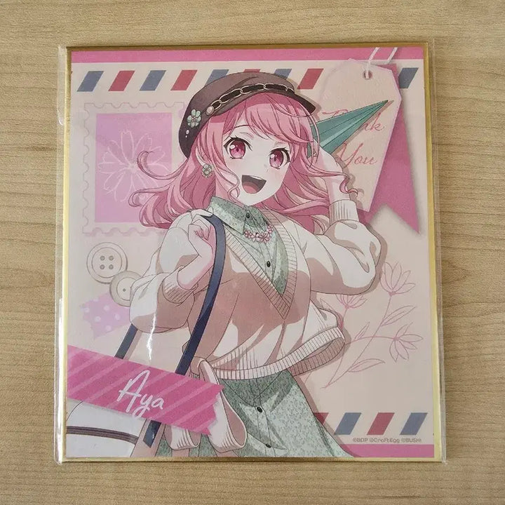 [BUNJANG] BanG Dream! Maruyama Aya Illustration Shikishi / 뱅드림 마루야마 아야 일러스트 색지