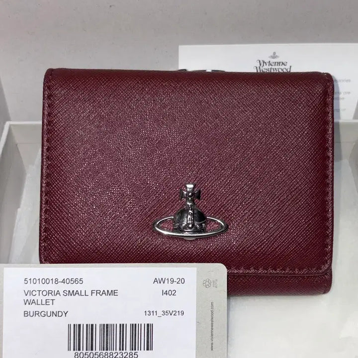 [BUNJANG] Vivienne Westwood Victoria Small Frame Wallet / 비비안웨스트우드 빅토리아 스몰 프레임 월렛