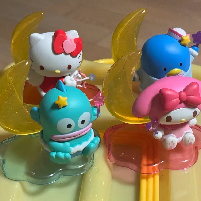 [BUNJANG] Sanrio Hello Kitty, Hangyodon, My Melody, Tuxedo Sam Figures Bundle Set / 산리오 헬로키티,한교동,마이멜로디,턱시도쌤 피규어