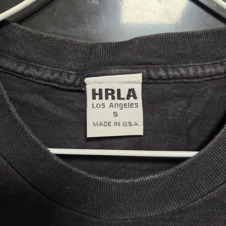 [BUNJANG] HRLA Vintage T-Shirt Black M / 미국제 HRLA 빈티지 반팔 티셔츠 M(95)