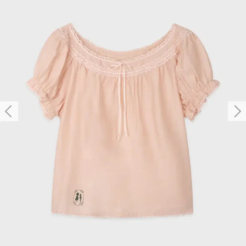 [SOLD OUT] 시눈 베이비돌 블라우스 애프리콧