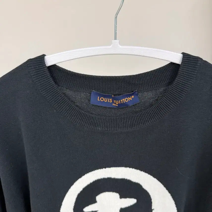 [BUNJANG] Louis Vuitton Graphic Intarsia Knit Short Sleeve XL / 루이비통 그래픽 인타르시아 니트 반팔 백화점판 XL