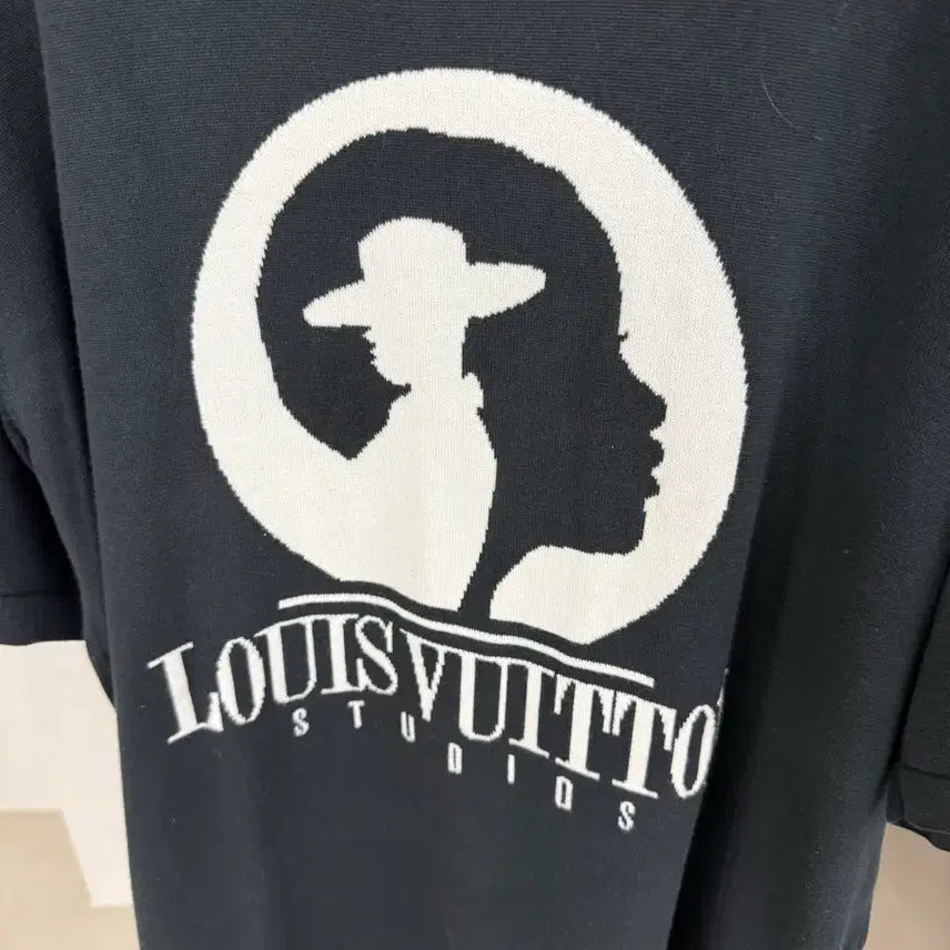 [BUNJANG] Louis Vuitton Graphic Intarsia Knit Short Sleeve XL / 루이비통 그래픽 인타르시아 니트 반팔 백화점판 XL