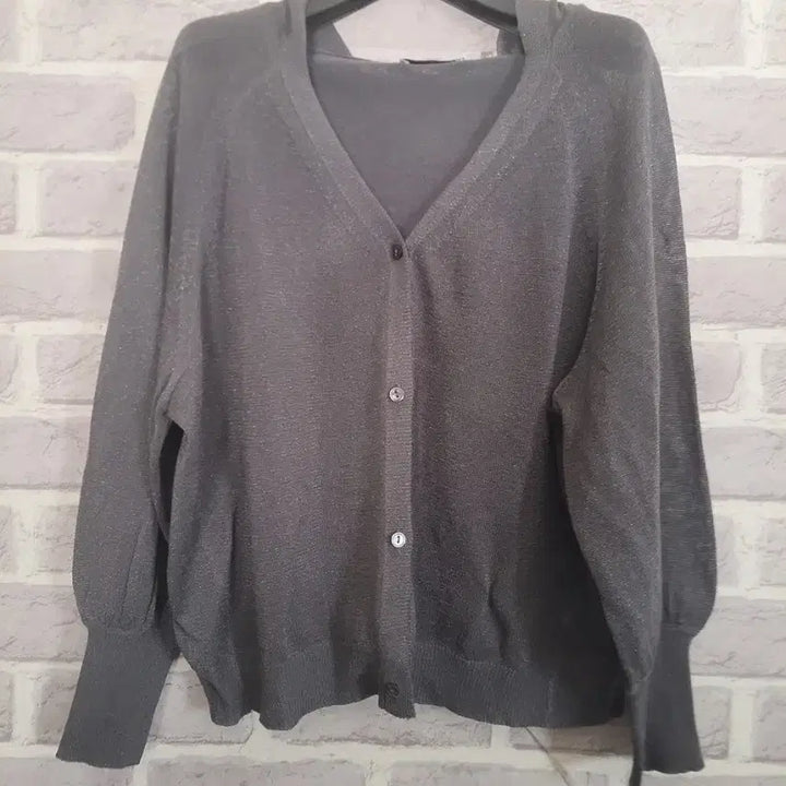 [BUNJANG] Kujten Gray Hooded Cardigan (Size 66) / kujten샤이니 그레이 후드가디건66/알뜰한여우