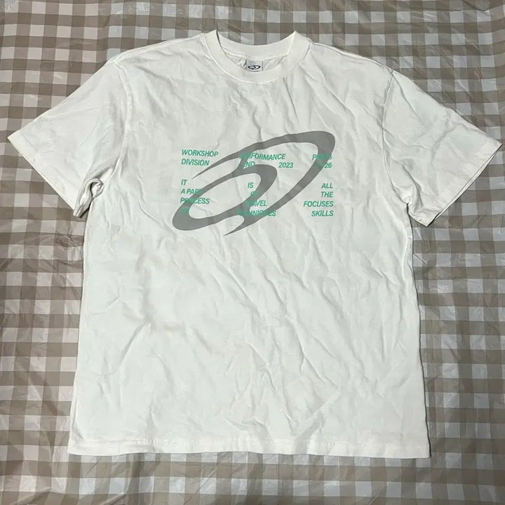 [BUNJANG] Travel Printing Short Sleeve T-Shirt White M / 트레블 반팔 화이트 M 프린팅 흰색 공용 95