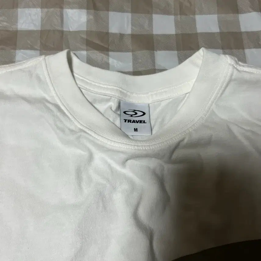 [BUNJANG] Travel Printing Short Sleeve T-Shirt White M / 트레블 반팔 화이트 M 프린팅 흰색 공용 95