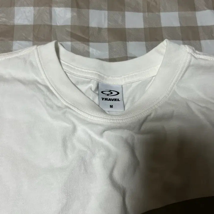 [BUNJANG] Travel Printing Short Sleeve T-Shirt White M / 트레블 반팔 화이트 M 프린팅 흰색 공용 95
