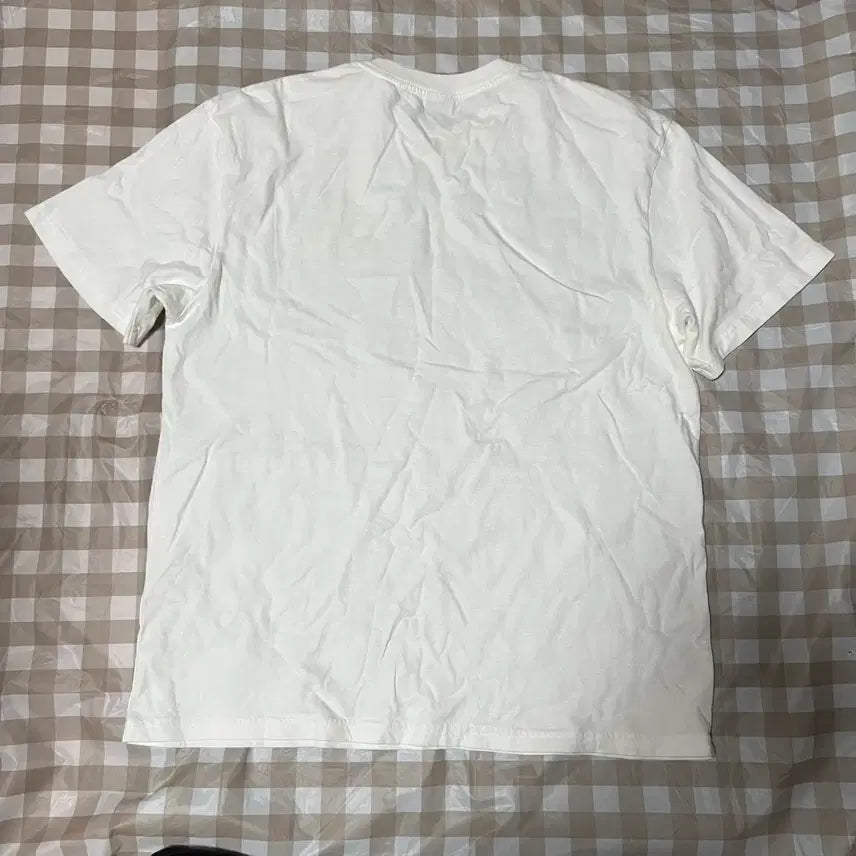 [BUNJANG] Travel Printing Short Sleeve T-Shirt White M / 트레블 반팔 화이트 M 프린팅 흰색 공용 95