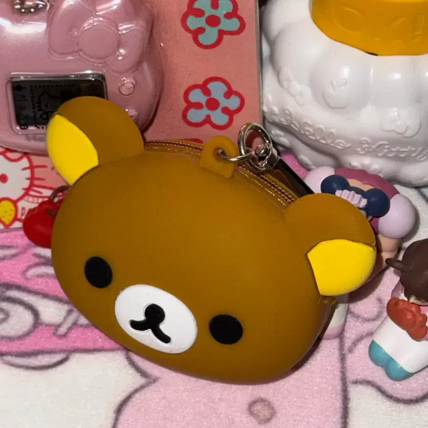 [BUNJANG] Rilakkuma Silicone Coin Purse / 리락쿠마 실리콘 동전지갑 파우치