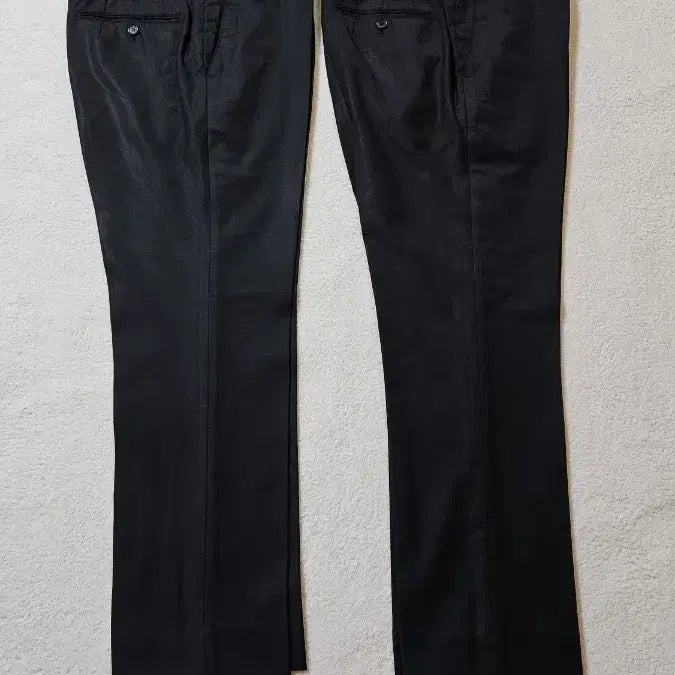 [SOLD OUT] 2장일괄(32인치) S급 수제맞춤 제일모직 블랙 정장바지