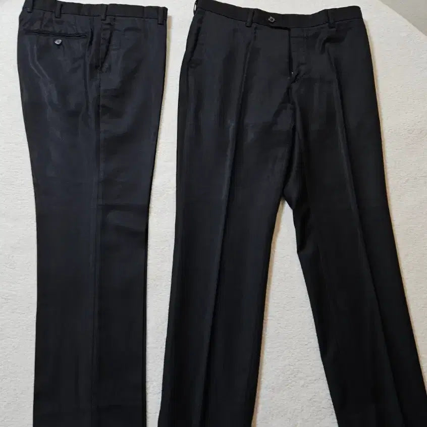 [SOLD OUT] 2장일괄(32인치) S급 수제맞춤 제일모직 블랙 정장바지