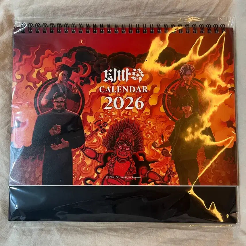 [BUNJANG] The Exorcist 2026 Calendar Goods / 퇴마록 2026 달력 캘린더 미개봉 굿즈