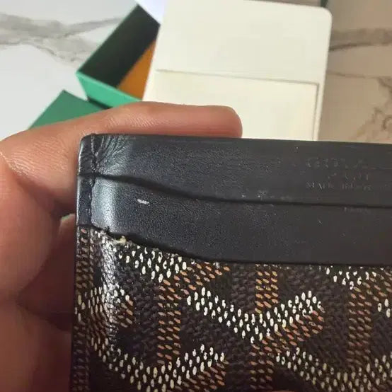 [BUNJANG] Goyard Saint Sulpice Card Wallet (Black) / 고야드 생쉴피스 카드지갑 풀박스 블랙색상