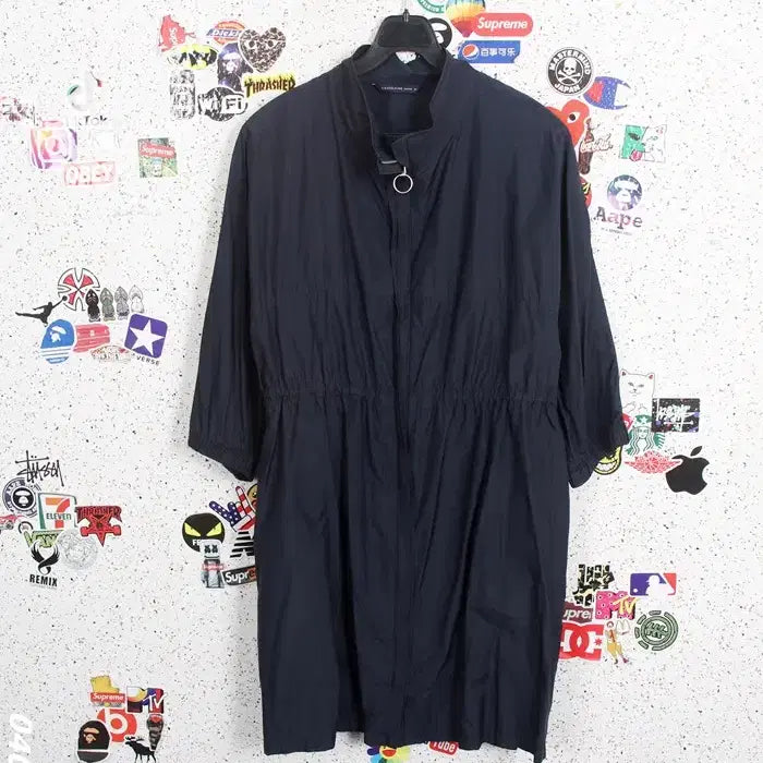 [BUNJANG] Chatelaine Nylon Zippered Jacket / 여성90/ 샤트렌 나일론 지퍼드 자켓 점퍼 NV 18-11