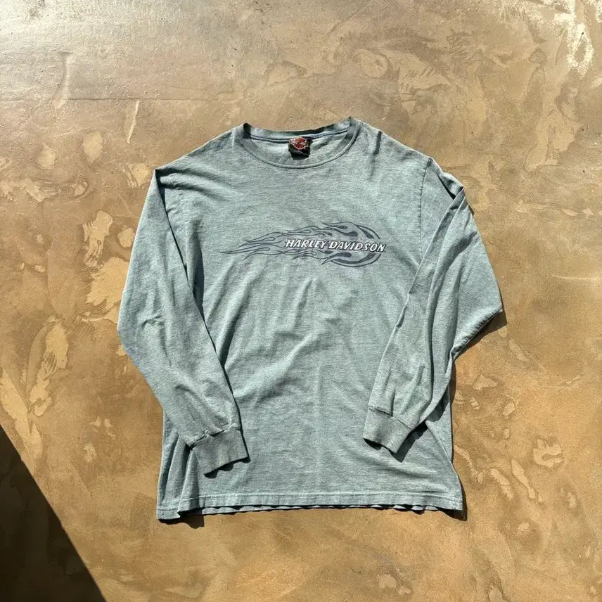 [BUNJANG] 90s Harley Davidson Long Sleeve T-Shirt / 90s Harley Davidson 롱슬리브