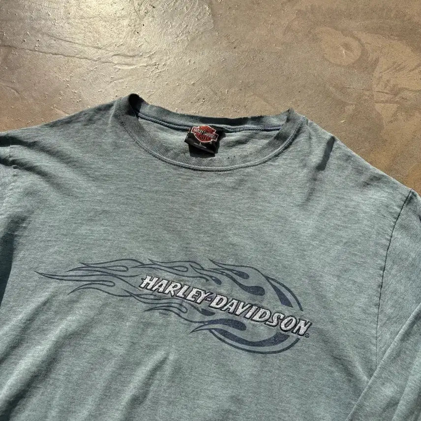 [BUNJANG] 90s Harley Davidson Long Sleeve T-Shirt / 90s Harley Davidson 롱슬리브