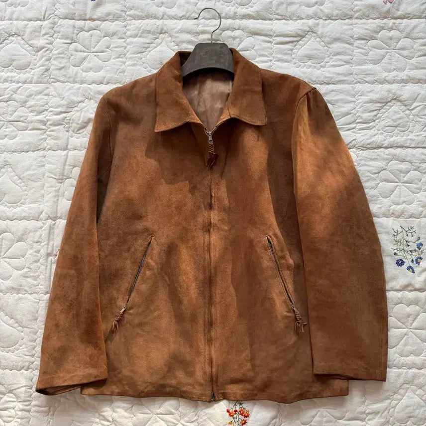 [BUNJANG] 1950s British Nubuck Leather Archive Single Sports Suede Jacket / 1950s 영국제 누벅레더 아카이브 싱글스포츠 스웨이드 자켓 FromUK