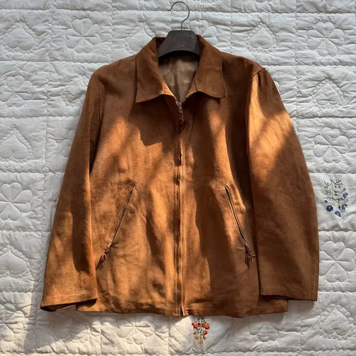 [BUNJANG] 1950s British Nubuck Leather Archive Single Sports Suede Jacket / 1950s 영국제 누벅레더 아카이브 싱글스포츠 스웨이드 자켓 FromUK