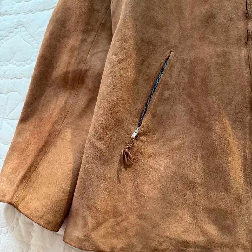 [BUNJANG] 1950s British Nubuck Leather Archive Single Sports Suede Jacket / 1950s 영국제 누벅레더 아카이브 싱글스포츠 스웨이드 자켓 FromUK