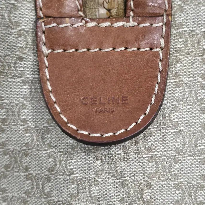 [BUNJANG] Celine Vintage Macadam Boston Bag 30 Beige / 셀린느 빈티지 마카담 보스턴백 30 베이지