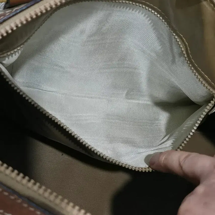 [BUNJANG] Celine Vintage Macadam Boston Bag 30 Beige / 셀린느 빈티지 마카담 보스턴백 30 베이지
