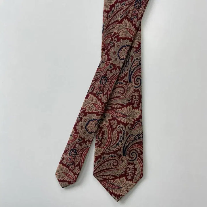 [BUNJANG] Burberry Paisley Silk Necktie / 버버리 명품 정품 페이즐리 넥타이 (Burberry)