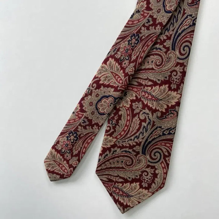 [BUNJANG] Burberry Paisley Silk Necktie / 버버리 명품 정품 페이즐리 넥타이 (Burberry)