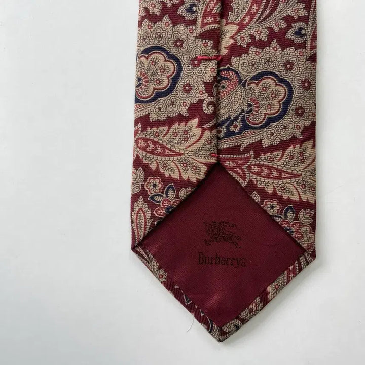 [BUNJANG] Burberry Paisley Silk Necktie / 버버리 명품 정품 페이즐리 넥타이 (Burberry)