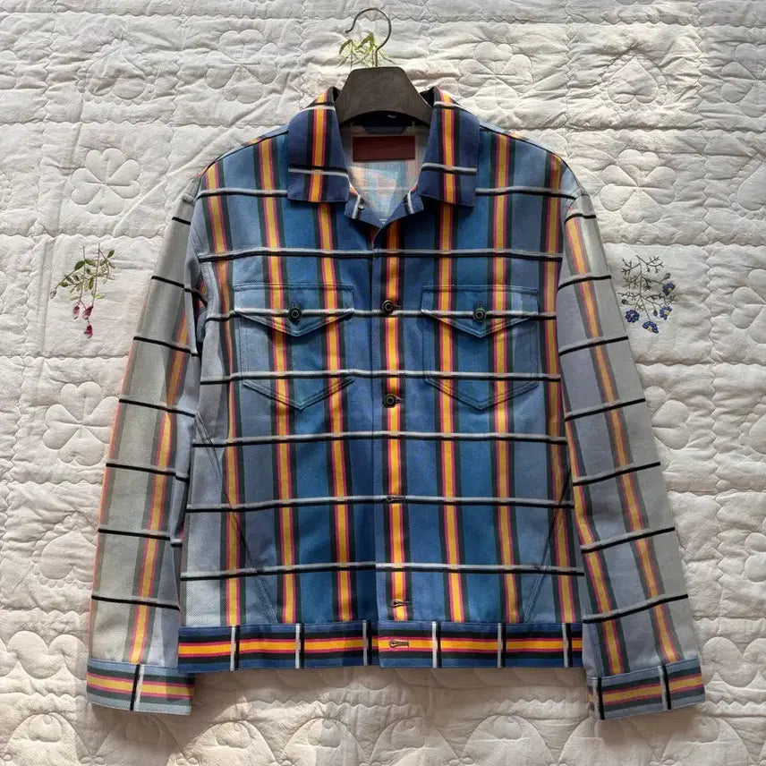 [BUNJANG] JW Anderson Calf Leather Detail Jacket / JW 앤더슨 송아지가죽레더 디테일 자켓 made in Italy