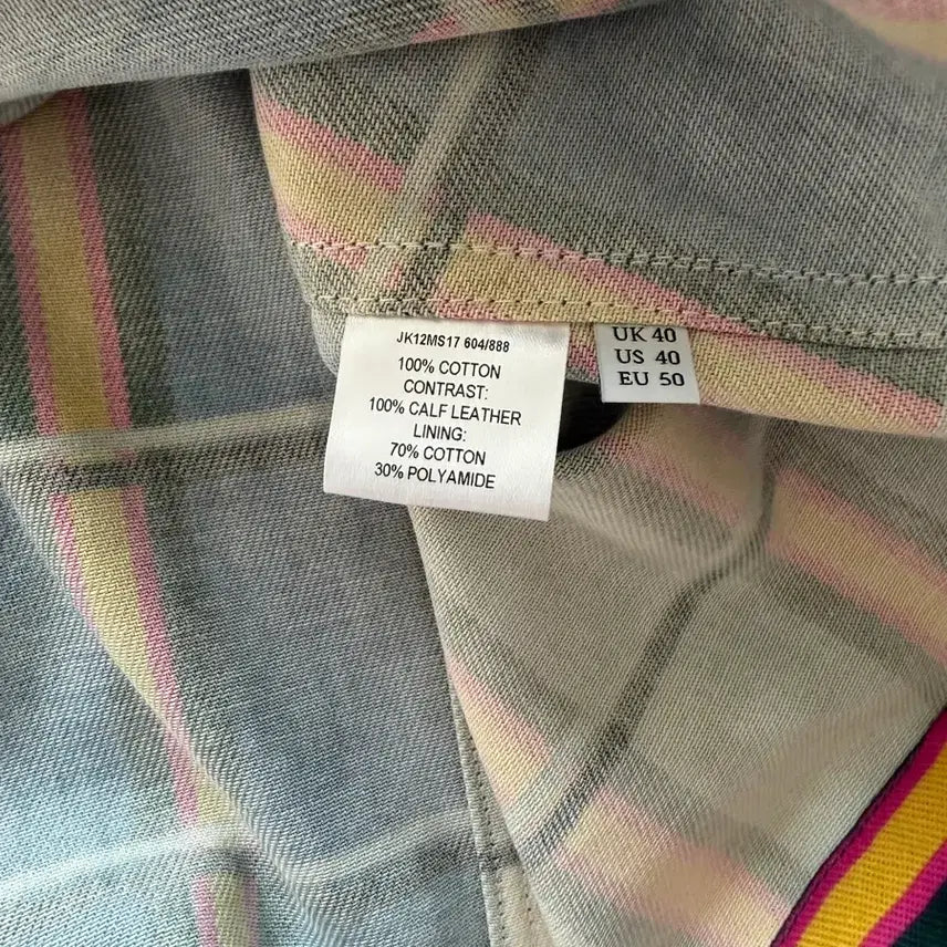 [BUNJANG] JW Anderson Calf Leather Detail Jacket / JW 앤더슨 송아지가죽레더 디테일 자켓 made in Italy