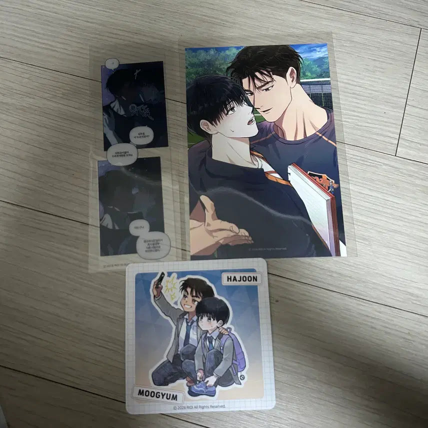 [BUNJANG] Fantazit Ridigo Halfline 10th Special Header Postcard + 5th Special Bookmark + Coaster / 판타지트 리디고 하프라인 10특 헤더 엽서 + 5특 책갈피 + 코스터